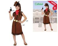 Kostuums voor Kinderen Cowgirl - Maat: 3-4 Jaar - Maat: 3-4 Jaar - thumbnail