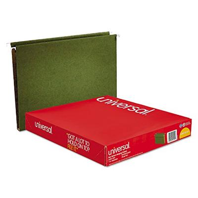 Universal UNV14141 hangmappen om op te hangen, groen, 25,4 mm, 25 stuks
