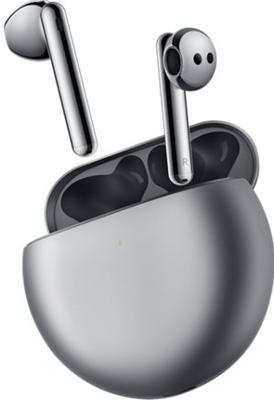 Huawei Freebuds 4 | Wireless Noise Cancelation Ear Buds | Bluetooth Headphone | Silver Color