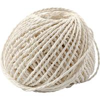 Creativ Company Https://www.cchobby.nl/papier-garen-dikte-2-5-3-mm-wit-150-gr-40-m-1-bol - thumbnail