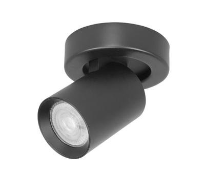 Highlight OpbouwspotOliver 1-lichts mat zwart - S7155.01