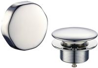 Saqu Base afbouwdeel voor badafvoercombinatie chroom - thumbnail