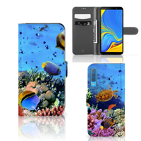 Samsung Galaxy A7 (2018) | Telefoonhoesje | Met pasjeshouder | Vissen - thumbnail
