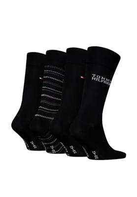 Tommy Hilfiger 4-paar sokken - Heren - Giftbox - Multipack heren sokken - Cadeauverpakking