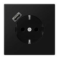 JUNG inb 1v ra kv usb lsz mat zwart WCD LS 1520-18 A SWM - thumbnail