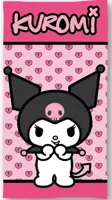 Hello Kitty Kuromi strandlaken 70 x 140 cm - polyester - thumbnail