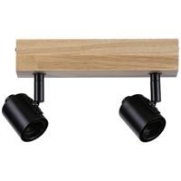 Paulmann Arvid 66771 Wandspot E27 Zwart, Hout (licht) - thumbnail