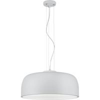 LED Hanglamp - Trion Barnon - E27 Fitting - 4-lichts - Rond - Mat Wit Aluminium - thumbnail