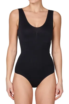 J&C body - bodystocking dames naadloos - Body wit - Bodysuit zwart zonder mouwen - Naadloos