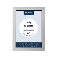 Europel zelfklevend kader ft A5, zilver, pak van 2 stuks - thumbnail