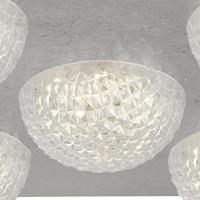 Searchlight Design plafondlampCelestia 5-lichts grijs - 32511-5SI - thumbnail