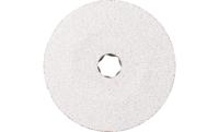 PFERD TOOLS 64194106 Combiclick keramische korrel fiberschijf Ø 125 mm Co-Alu 60 voor zachte non-ferrometalen Diameter 125 mm - thumbnail