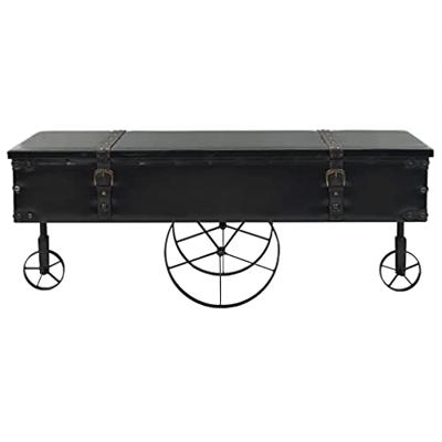 Salontafel 110x55x43 cm MDF en vurenhout Salontafel 110x55x43 cm MDF en vurenhout