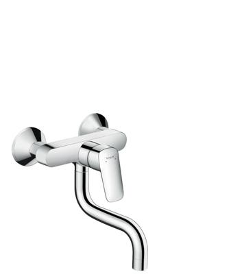 Hansgrohe Logis wand keukenkraan chroom 71836000