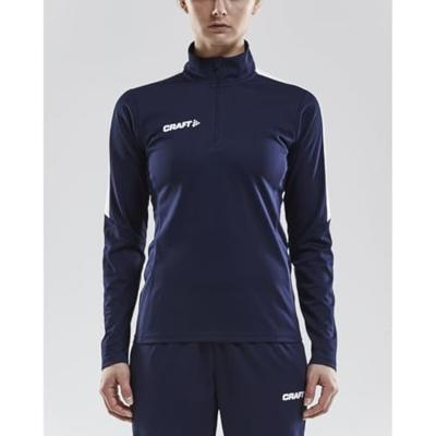 Craft 1905625 Progress Halfzip Tee LS W - Navy/White - L Craft 1905625 Progress Halfzip Tee LS W - Navy/White - L