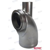 MAR119773-13501INOX - Uitlaatbocht van roestvrij staal Yanmar - thumbnail