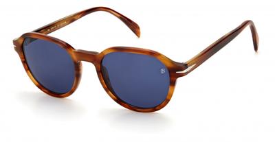David Beckham zonnebril 1044/S heren cat. 3 rond bruin/blauw David Beckham zonnebril 1044/S heren cat. 3 rond bruin/blauw