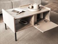 Salontafel JULIE 90 cm acacia/kasjmier - thumbnail