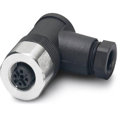 Phoenix Contact 1553284 Sensor/actuator connector, niet geassembleerd M12 Aantal polen (sensoren): 4 Bus, haaks 1 stuk(s) Piece