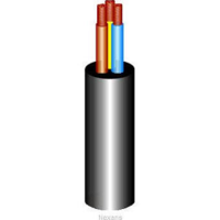 Rubber kabel 3 x 2.5mm² Nexans H07RN-F ECA 100 meter neopreen 230V Titanex - thumbnail