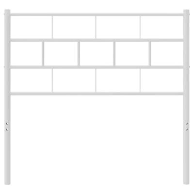 Hoofdbord 100 cm metaal wit Hoofdbord 100 cm metaal wit