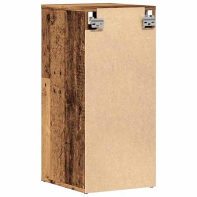 VidaXL Schoenenkast 32x35x70 cm bewerkt hout oud houtkleurig