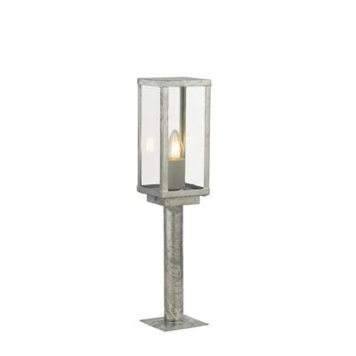 Searchlight Antiek zilveren terraslampBox II 50cm - 90151-500SI