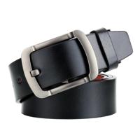Dandali L8035 mannen casual antieke PIN gesp lederen riem tailleband grootte: 110-125cm (zwart) - thumbnail