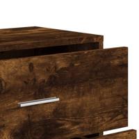 Dressoirs 2 st 60x31x84 cm bewerkt hout gerookt eikenkleurig - thumbnail