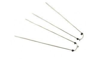 Spatbordstang-set Mirage alu 5mm 45mm 28 met gemonteerde bevestingsmateriaal