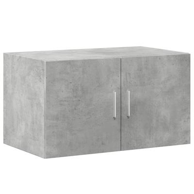 Opbergkast 70x42,5x225 cm bewerkt hout betongrijs - thumbnail