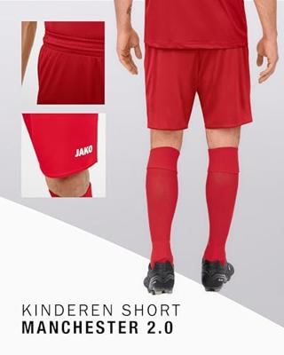 JAKO 4400K Short Manchester 2.0 Kids - Sportrood - 104