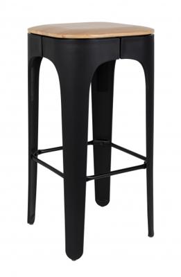 Barkruk 'Kole', kleur Zwart