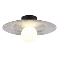 Globo Zwarte plafondlampRiga Ø 33cm - 15637D - thumbnail