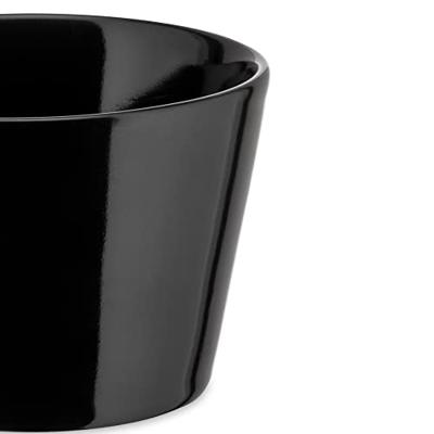 ALESSI - Tonale - Beker breed 9,5cm 0,25l zwart