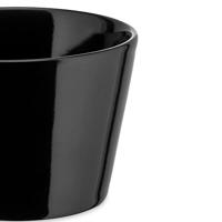 ALESSI - Tonale - Beker breed 9,5cm 0,25l zwart - thumbnail