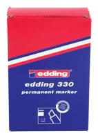 Permanente markeerstift Edding 330 Zwart (10 Stuks) - thumbnail