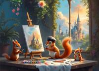 The Squirrels' Workshop Puzzel 500 stukjes - thumbnail