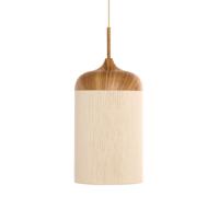 Light & Living Hanglamp 'Dania' Houtlook en touw, 28cm - thumbnail