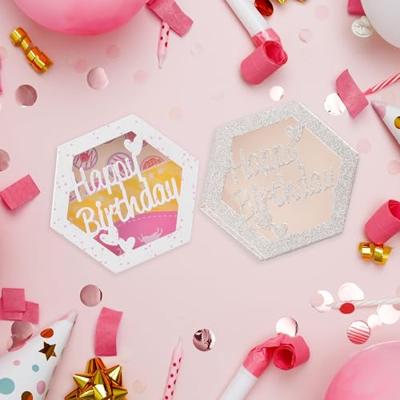 Nellie's Choice • shape dies hexagon shadowbox