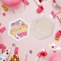 Nellie's Choice • shape dies hexagon shadowbox - thumbnail