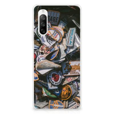 Sony Xperia 10 III | Siliconen hoesje | met foto Badges Sony Xperia 10 III | Siliconen hoesje | met foto Badges