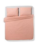 HEMA Dekbedovertrek 200x200/220cm chambray oranjerood (terra) - thumbnail
