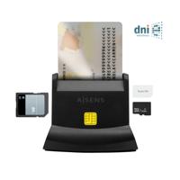ID/SIP-kaartlezer Aisens ASCR-SN04CSD-BK Zwart - thumbnail