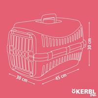 KERBL Expeditie transportbox voor honden - 48x32x32cm - Groen en donkergrijs - thumbnail