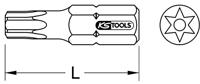 KS Tools 911.2280 9112280 Torx-bit TB 9 Speciaal staal Vernikkeld C 6.3 5 stuk(s) - thumbnail