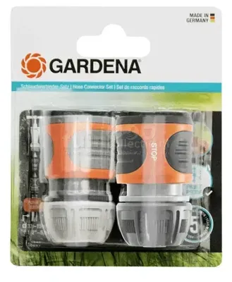 GARDENA 18279-20 GARDENA Schlauchverbinder-Satz 13mm (½“) - 15mm (5/8“) Kunststof Slangverbinding 13 mm (1/2) Ø