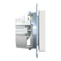 Merten MEG2301-0419 Wandcontactdoos System M Polar-wit 1 stuk(s) - thumbnail