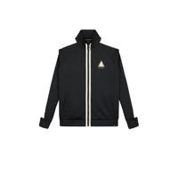 NIK&NIK vest Danny met contrastbies zwart/zand/ecru - thumbnail