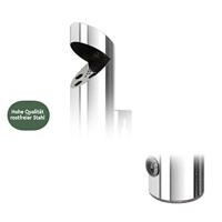 Asbak BRASQ wand AT200 RVS - thumbnail